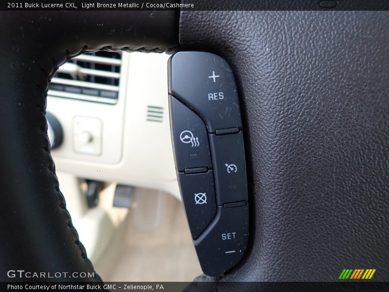 Light Bronze Metallic / Cocoa/Cashmere 2011 Buick Lucerne CXL