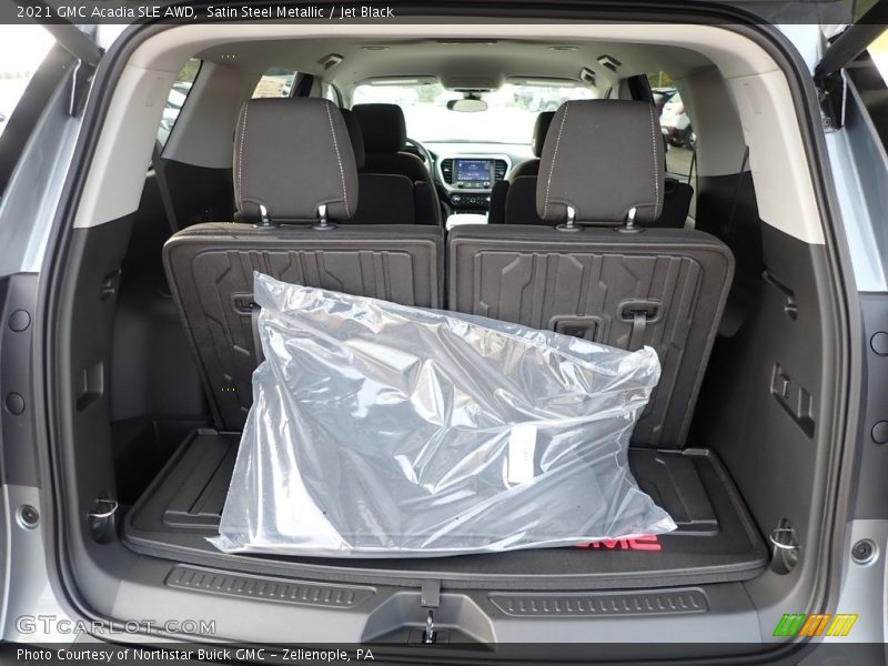 Satin Steel Metallic / Jet Black 2021 GMC Acadia SLE AWD