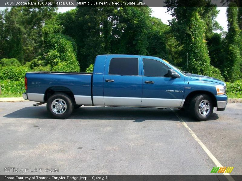 Atlantic Blue Pearl / Medium Slate Gray 2006 Dodge Ram 1500 SLT Mega Cab