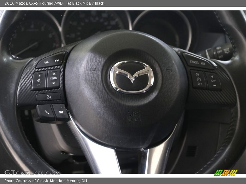 Jet Black Mica / Black 2016 Mazda CX-5 Touring AWD