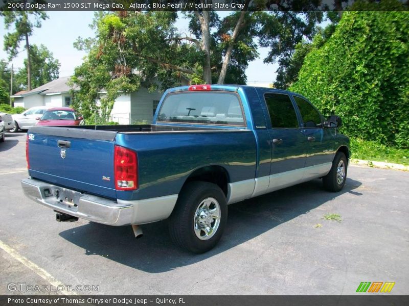 Atlantic Blue Pearl / Medium Slate Gray 2006 Dodge Ram 1500 SLT Mega Cab