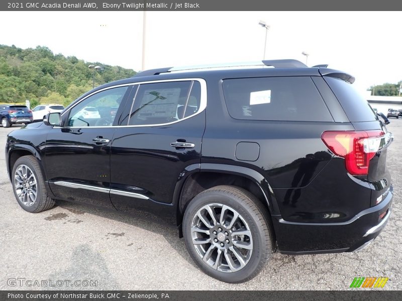 Ebony Twilight Metallic / Jet Black 2021 GMC Acadia Denali AWD