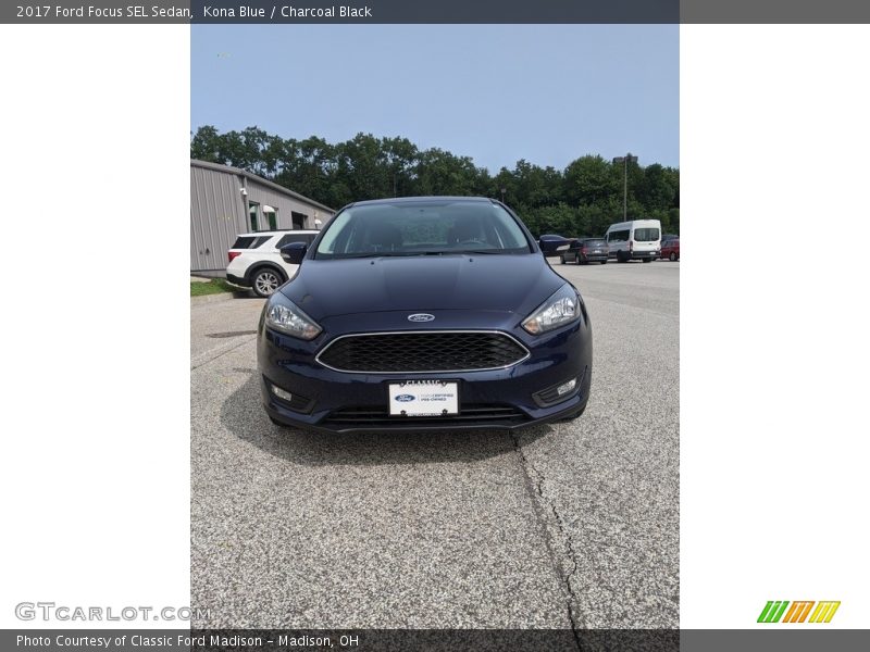 Kona Blue / Charcoal Black 2017 Ford Focus SEL Sedan