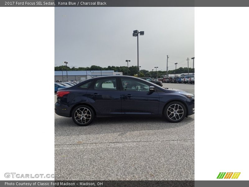 Kona Blue / Charcoal Black 2017 Ford Focus SEL Sedan