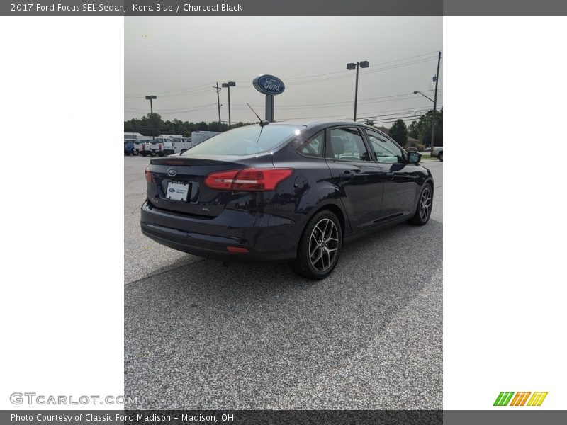 Kona Blue / Charcoal Black 2017 Ford Focus SEL Sedan