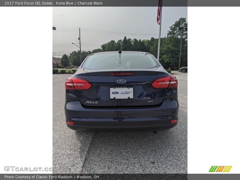 Kona Blue / Charcoal Black 2017 Ford Focus SEL Sedan