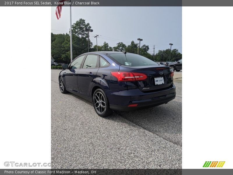 Kona Blue / Charcoal Black 2017 Ford Focus SEL Sedan