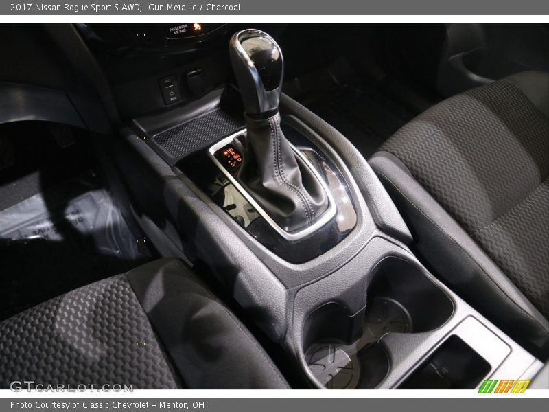 Gun Metallic / Charcoal 2017 Nissan Rogue Sport S AWD