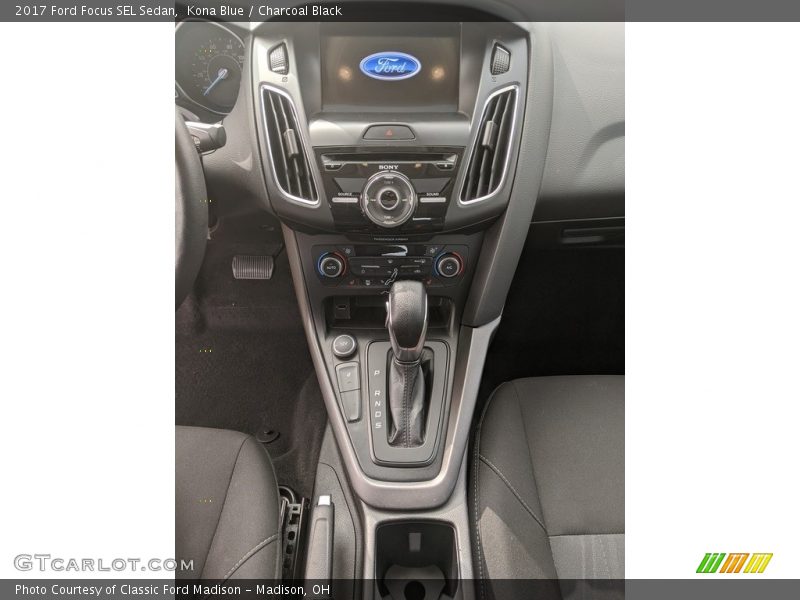 Kona Blue / Charcoal Black 2017 Ford Focus SEL Sedan