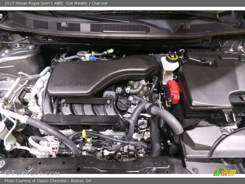Gun Metallic / Charcoal 2017 Nissan Rogue Sport S AWD