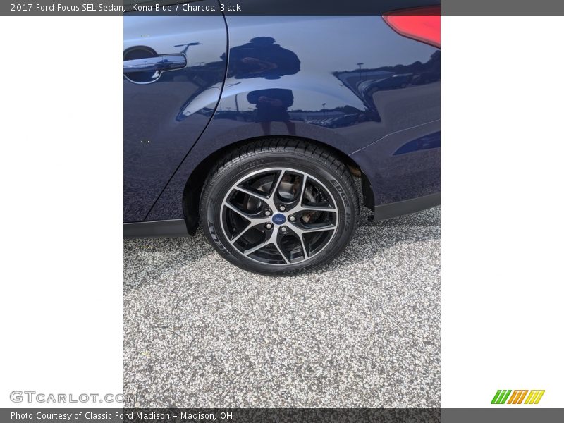 Kona Blue / Charcoal Black 2017 Ford Focus SEL Sedan