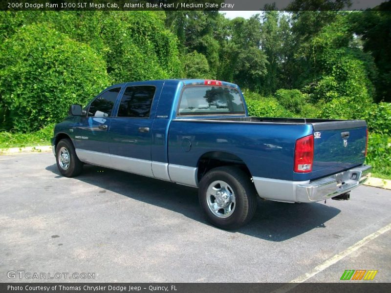 Atlantic Blue Pearl / Medium Slate Gray 2006 Dodge Ram 1500 SLT Mega Cab