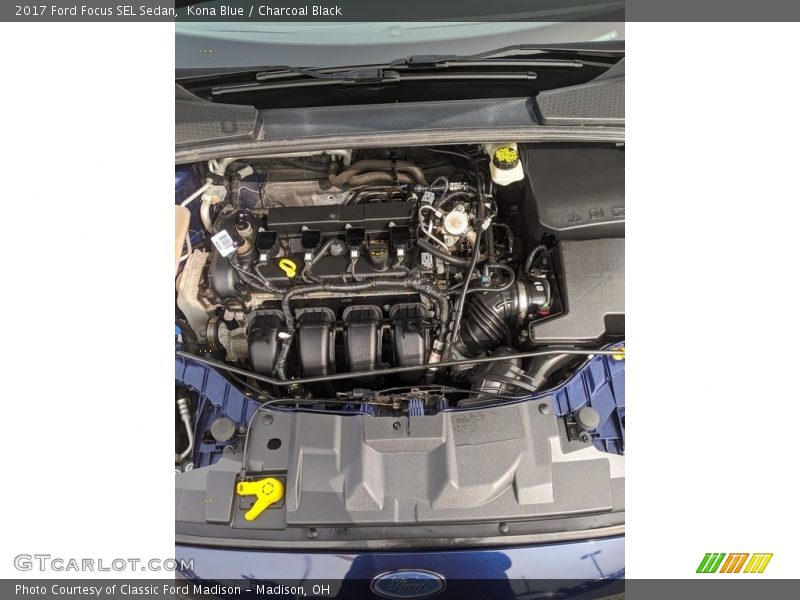 Kona Blue / Charcoal Black 2017 Ford Focus SEL Sedan
