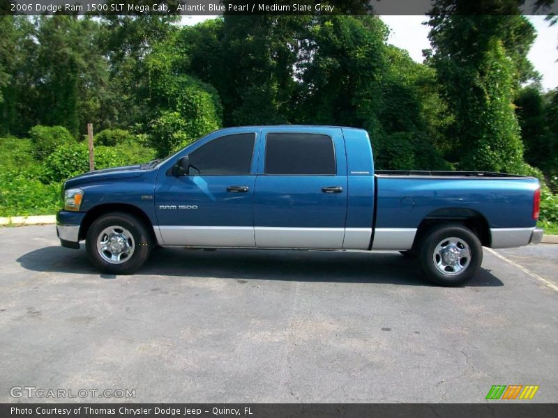 Atlantic Blue Pearl / Medium Slate Gray 2006 Dodge Ram 1500 SLT Mega Cab