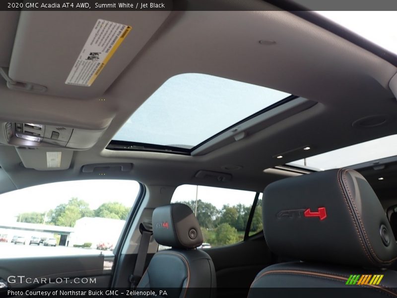 Sunroof of 2020 Acadia AT4 AWD