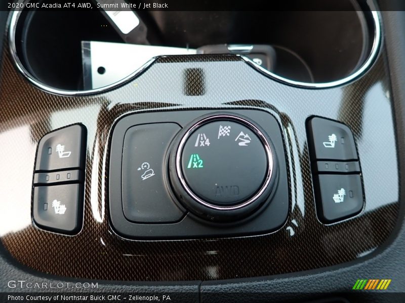 Controls of 2020 Acadia AT4 AWD