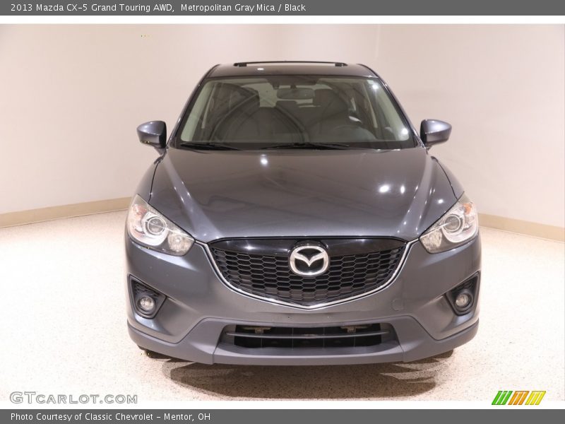 Metropolitan Gray Mica / Black 2013 Mazda CX-5 Grand Touring AWD