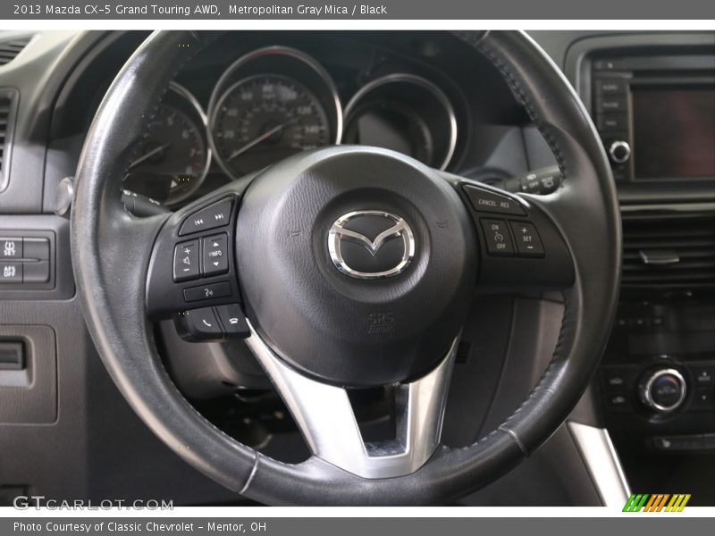 Metropolitan Gray Mica / Black 2013 Mazda CX-5 Grand Touring AWD