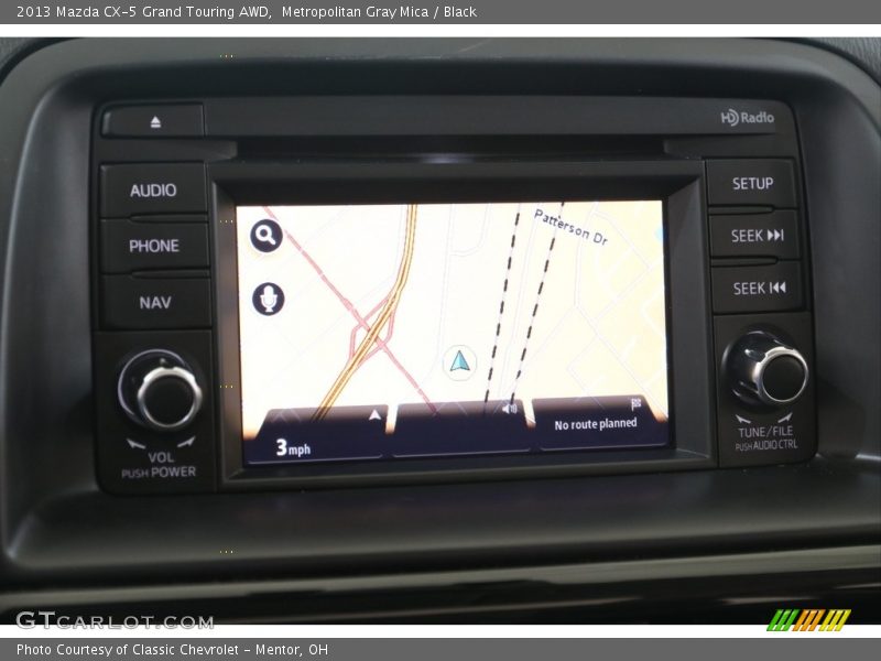 Metropolitan Gray Mica / Black 2013 Mazda CX-5 Grand Touring AWD