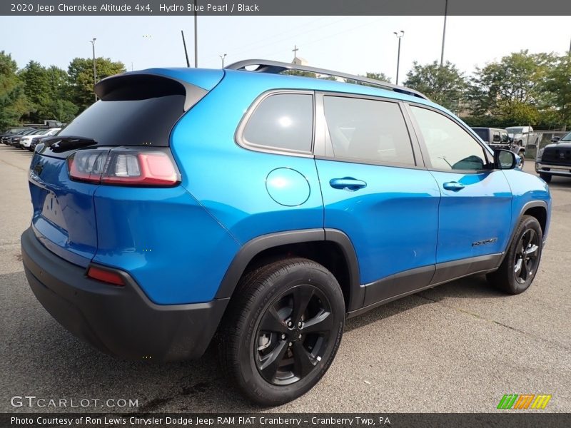 Hydro Blue Pearl / Black 2020 Jeep Cherokee Altitude 4x4