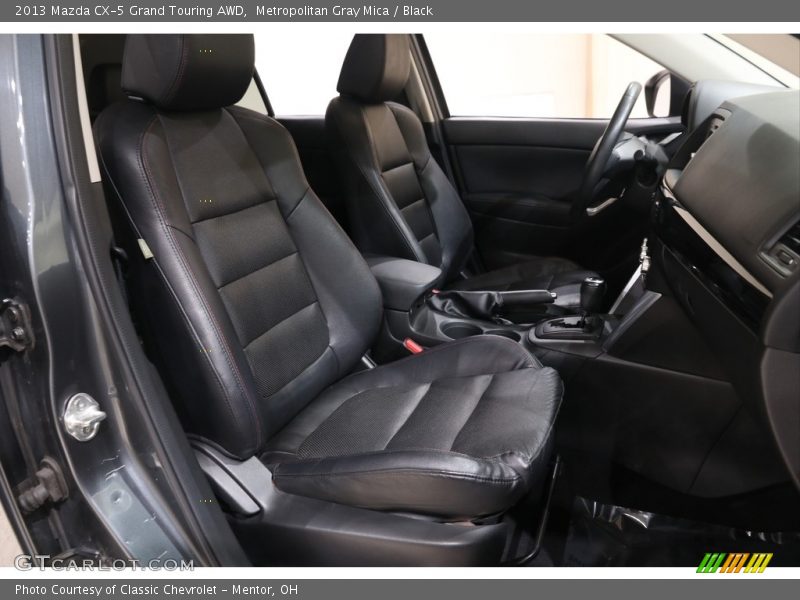Metropolitan Gray Mica / Black 2013 Mazda CX-5 Grand Touring AWD