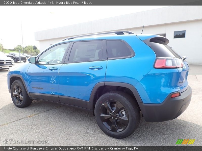 Hydro Blue Pearl / Black 2020 Jeep Cherokee Altitude 4x4