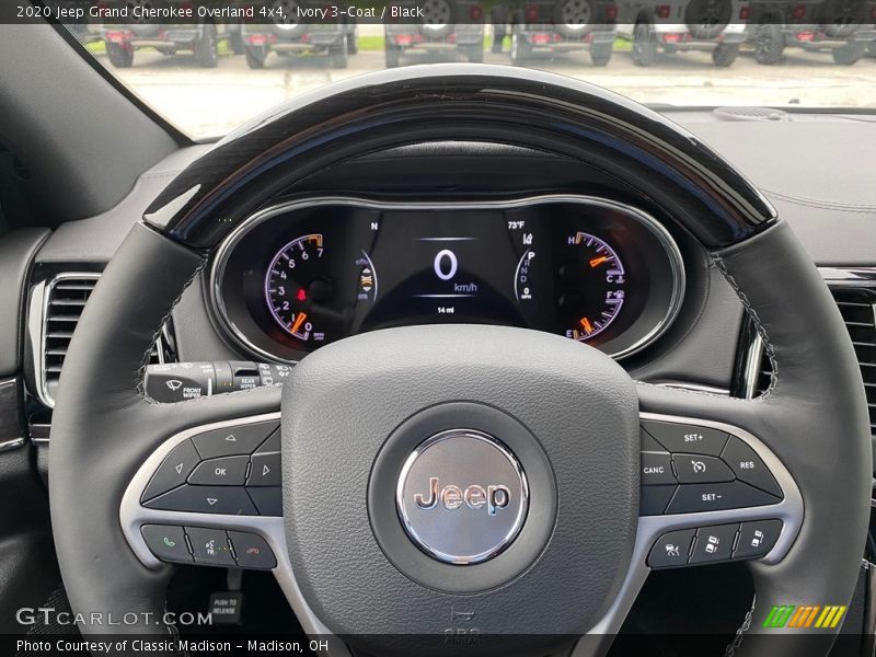 Ivory 3-Coat / Black 2020 Jeep Grand Cherokee Overland 4x4