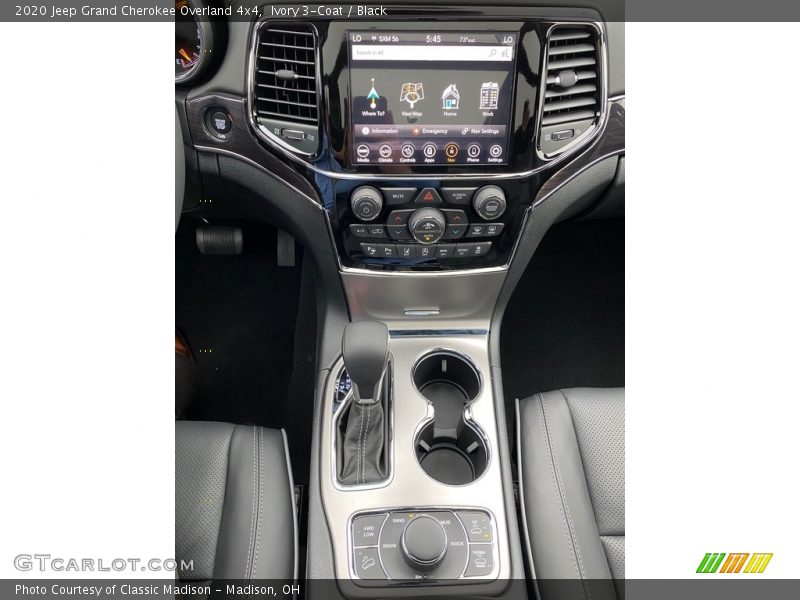 Ivory 3-Coat / Black 2020 Jeep Grand Cherokee Overland 4x4