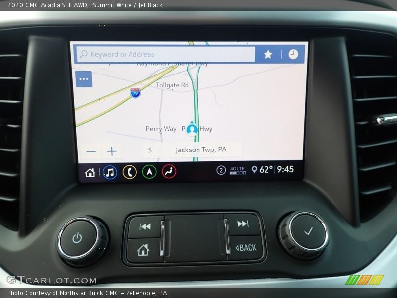 Summit White / Jet Black 2020 GMC Acadia SLT AWD
