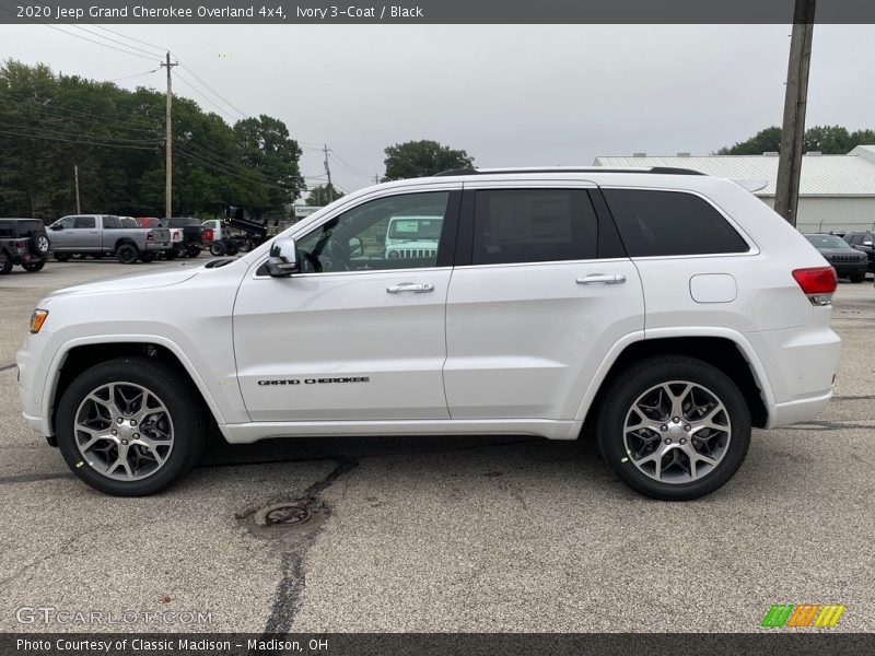 Ivory 3-Coat / Black 2020 Jeep Grand Cherokee Overland 4x4