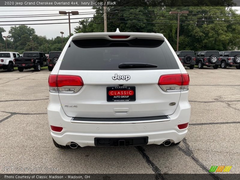 Ivory 3-Coat / Black 2020 Jeep Grand Cherokee Overland 4x4