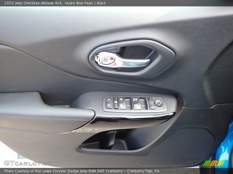 Hydro Blue Pearl / Black 2020 Jeep Cherokee Altitude 4x4