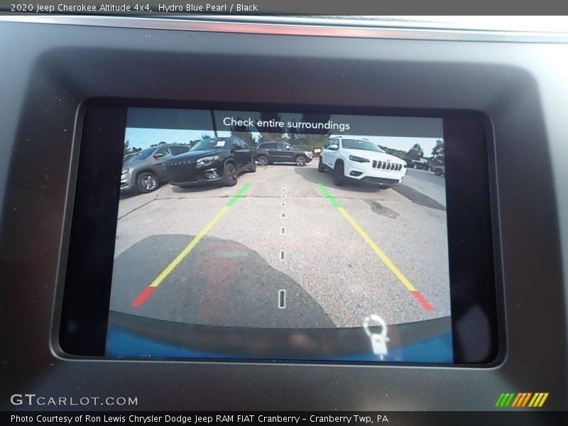 Hydro Blue Pearl / Black 2020 Jeep Cherokee Altitude 4x4