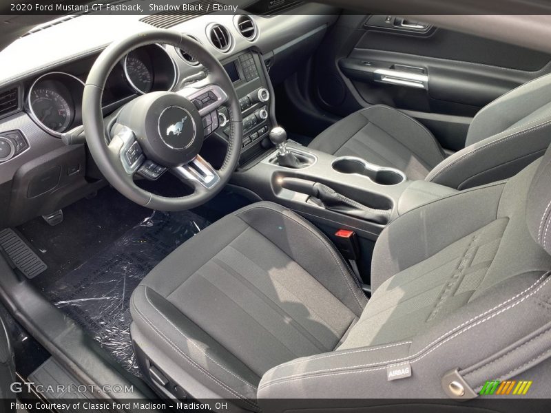  2020 Mustang GT Fastback Ebony Interior