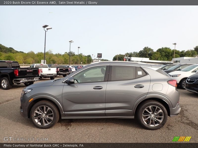 Satin Steel Metallic / Ebony 2020 Buick Encore GX Essence AWD