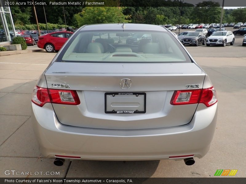 Palladium Metallic / Parchment 2010 Acura TSX Sedan