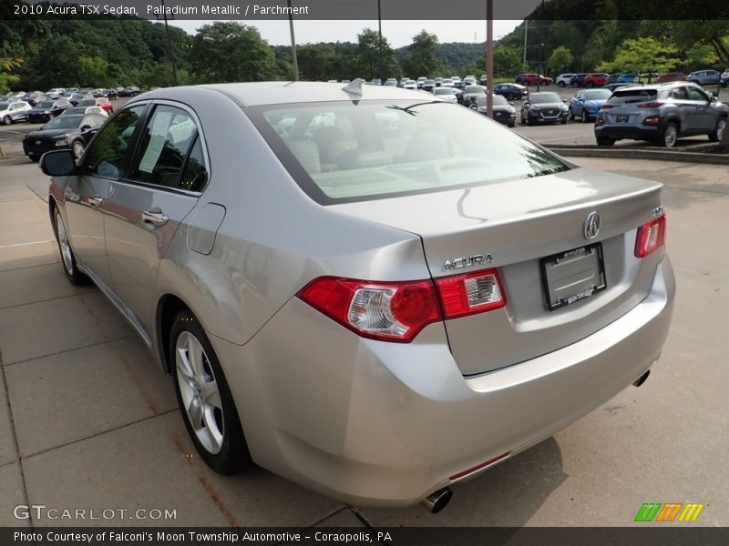 Palladium Metallic / Parchment 2010 Acura TSX Sedan