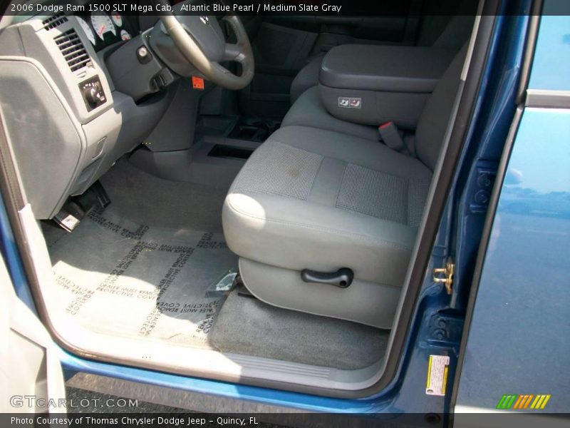 Atlantic Blue Pearl / Medium Slate Gray 2006 Dodge Ram 1500 SLT Mega Cab