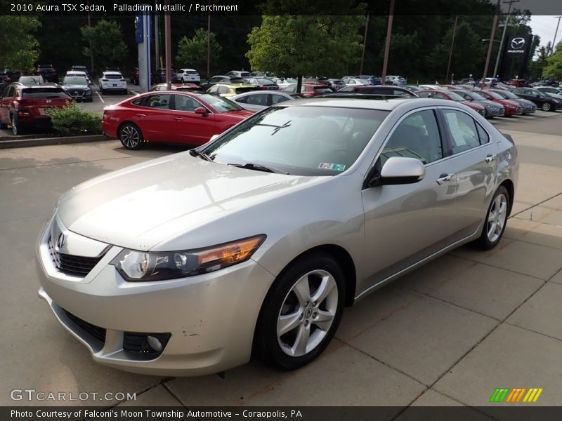 Palladium Metallic / Parchment 2010 Acura TSX Sedan