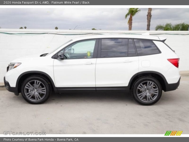 Platinum White Pearl / Black 2020 Honda Passport EX-L AWD