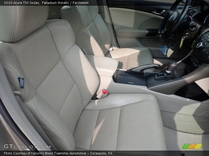 Palladium Metallic / Parchment 2010 Acura TSX Sedan