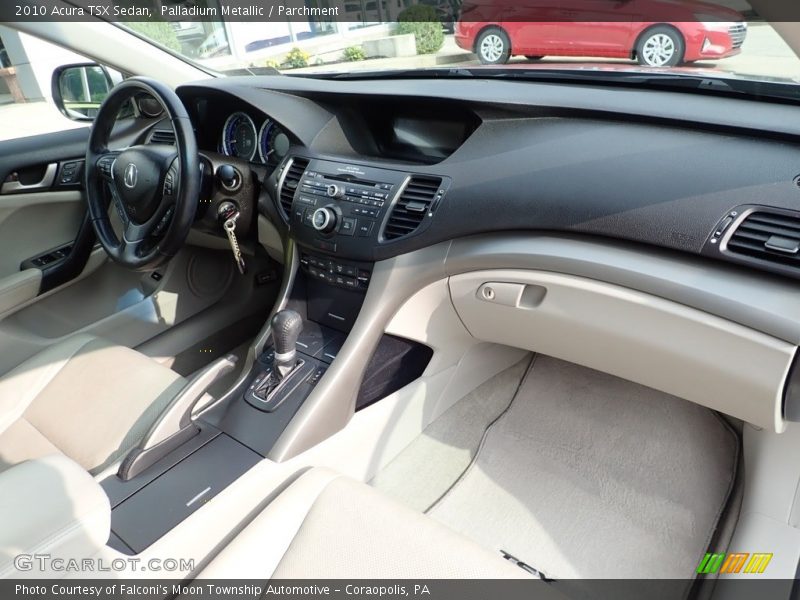 Palladium Metallic / Parchment 2010 Acura TSX Sedan
