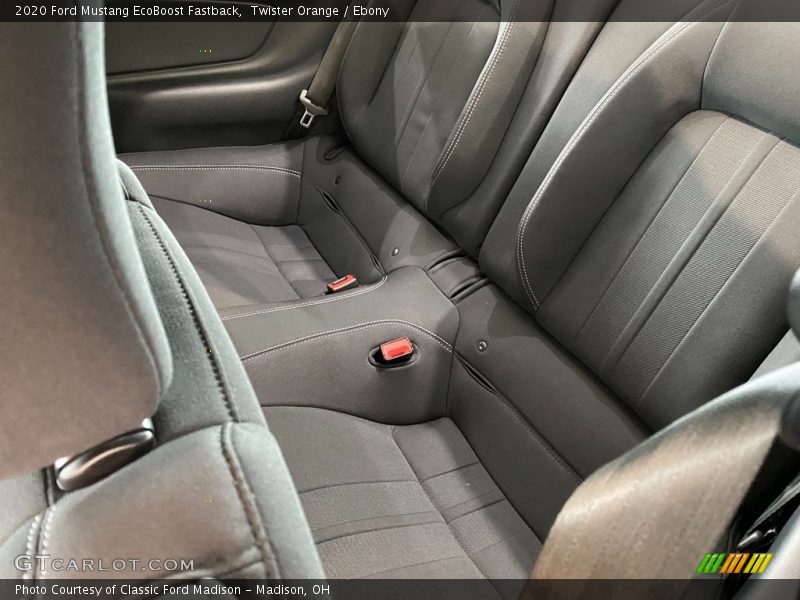Rear Seat of 2020 Mustang EcoBoost Fastback