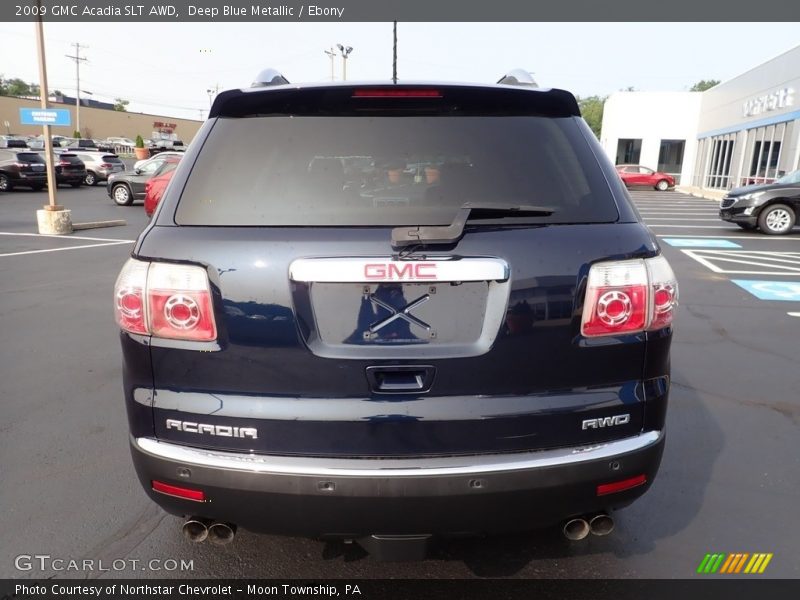Deep Blue Metallic / Ebony 2009 GMC Acadia SLT AWD