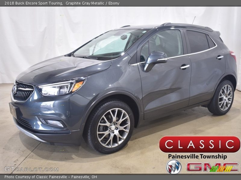 Graphite Gray Metallic / Ebony 2018 Buick Encore Sport Touring