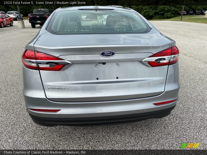 Iconic Silver / Medium Light Stone 2020 Ford Fusion S