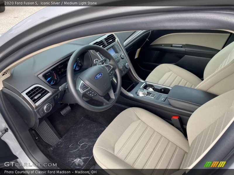 Front Seat of 2020 Fusion S