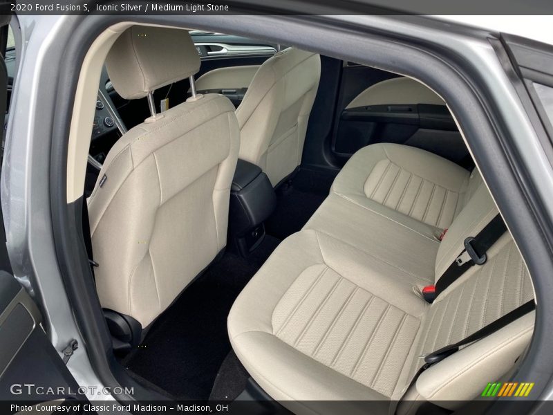 Rear Seat of 2020 Fusion S