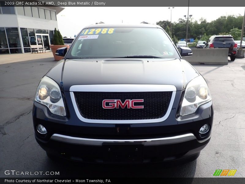 Deep Blue Metallic / Ebony 2009 GMC Acadia SLT AWD