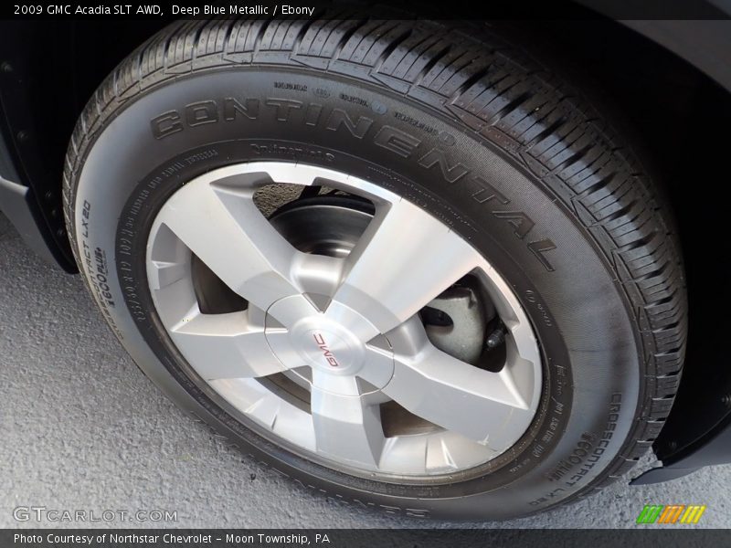 Deep Blue Metallic / Ebony 2009 GMC Acadia SLT AWD